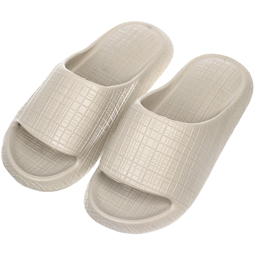 Шлепанцы мужские "AZHUR", цвет серый, р-р 42-43