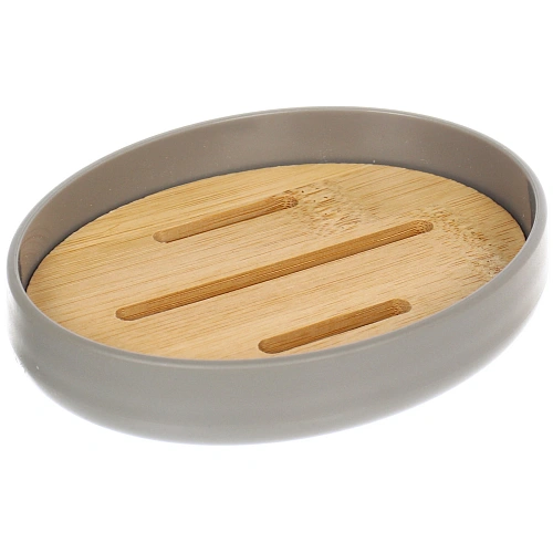 Мыльница Ариэль серая