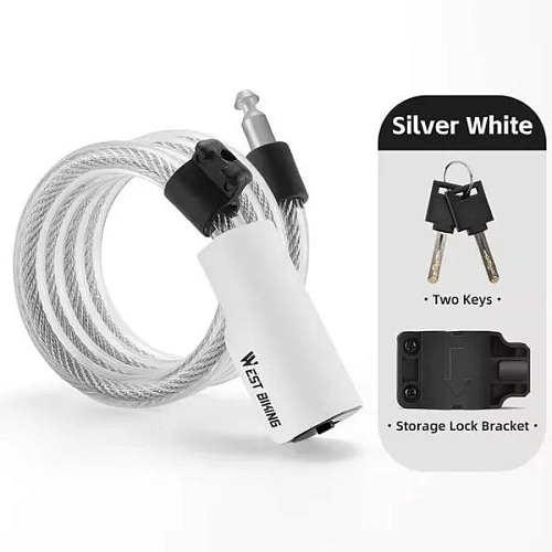 Замок велосипедный тросовый West biking, YP0705102_21