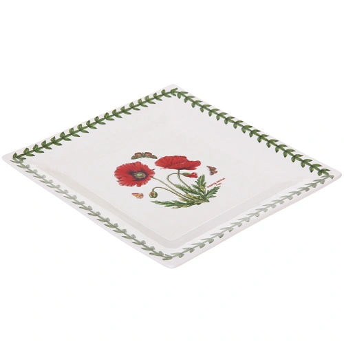 Тарелка керамическая Цветочная грация 2020см, маки_3