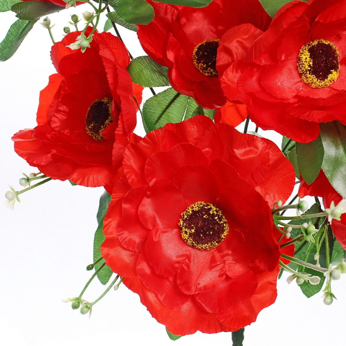 Искусственные цветы "Цветочная мелодия" Маки  50см10 цветков