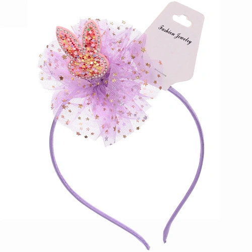 Ободок для волос детский Little lady - Emily, микс 6 цветов, 63см_14