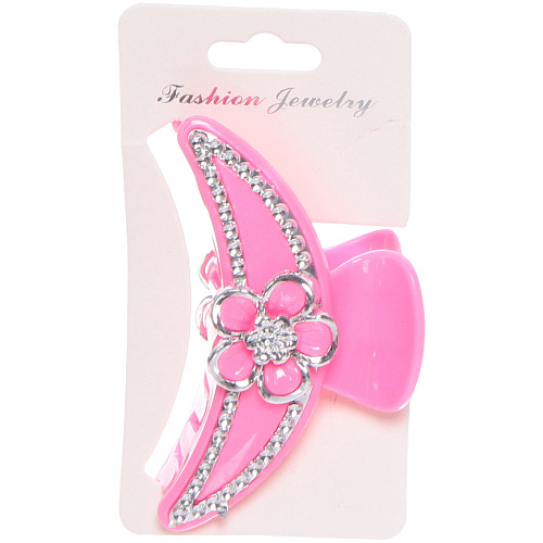 Заколка-краб для волос на блистере Emily Collection - Lili, микс 6 цветов, 7,5см _5