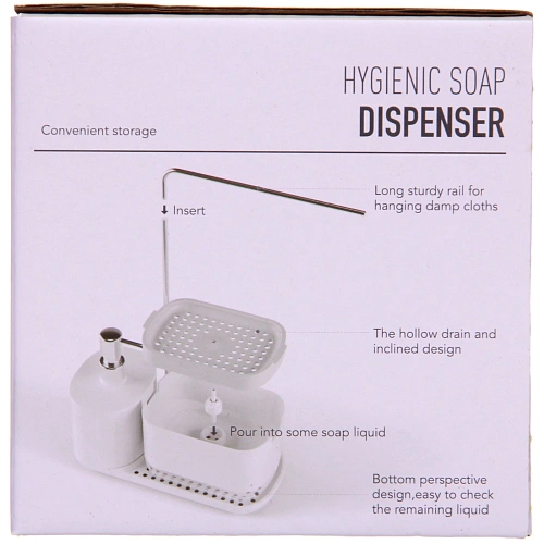 Подставка под губку с дозатором 300мл 23х10,8х16 1876_12
