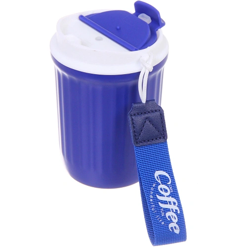 Термокружка 350мл Coffee, цвет синий _3