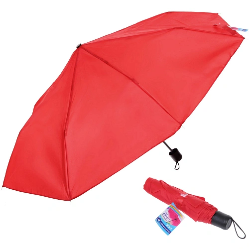 Зонт женский механический "Ultramarine", цвет бордовый, 8 спиц, d-97см, длина в слож. виде 24см   