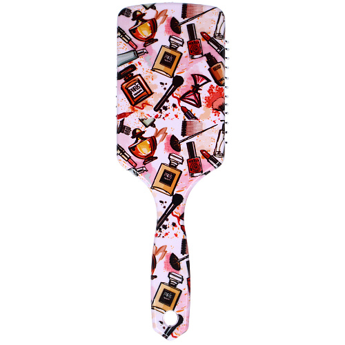 Расческа массажная прямоугольная форма КОЛЛЕКЦИЯ ИМАНИ - МАКИТА, микс 4 дизайна, 247,5см (PVC упаковка)_3