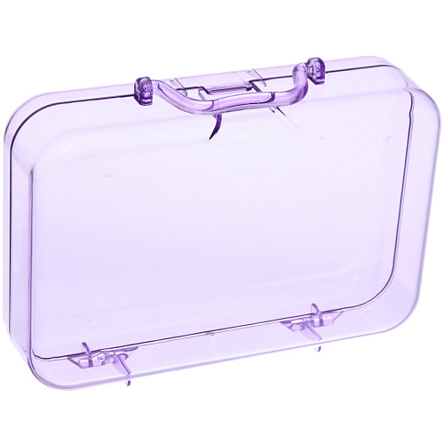 Шкатулка пластиковая KiKi HAUS, чемоданчик, цвет сиреневый, 1781185см (в пакете)_3
