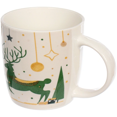 Кружка керамическая 330мл Фантазии зимы, микс рисунков_3
