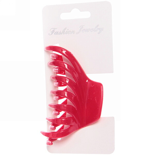 Заколка-краб для волос на блистере Diana Collection - Mila, микс 6 цветов, 8см _11