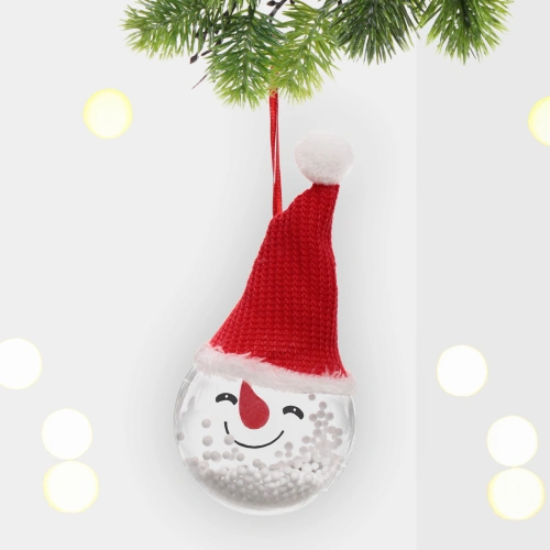 Ёлочное украшение "Снеговик" 8 см