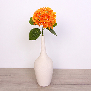 Цветок искусственный "Natur" 63см Гортензия оранжевая