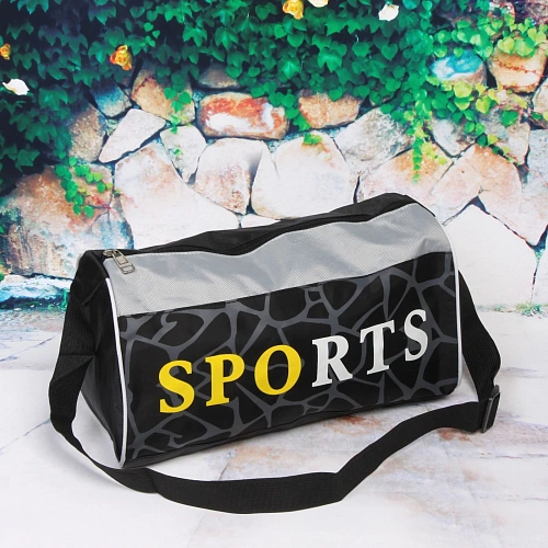 Сумка спортивная Sports Time, принт черный , 382120см_3