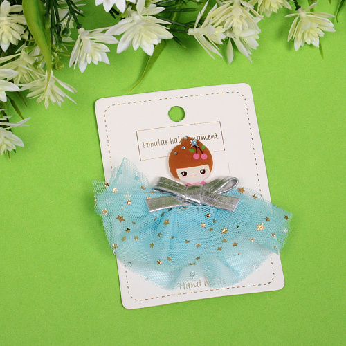 Зажим для волос Японочка”, микс 6 цветов, 8,56,5см_6