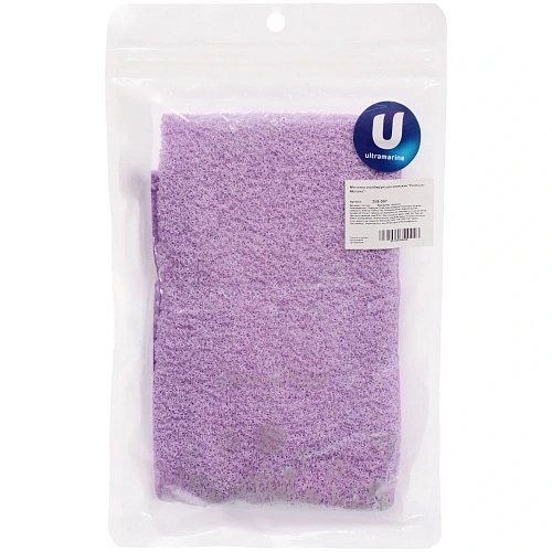 Мочалка скрабирующая японская Premium - Monako, цвет сиреневый, 1945 (растяг до 90см)_4