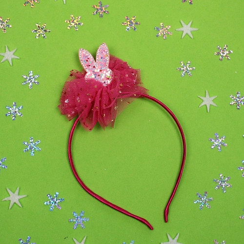 Ободок для волос детский Little lady - Emily, микс 6 цветов, 63см_5