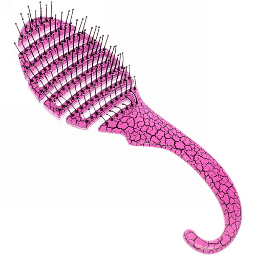 Расческа массажная Dewal style, цвет фуксия, 21,56,5см_5