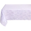 Скатерть 148*180 см "Классика", розы, цвет белый