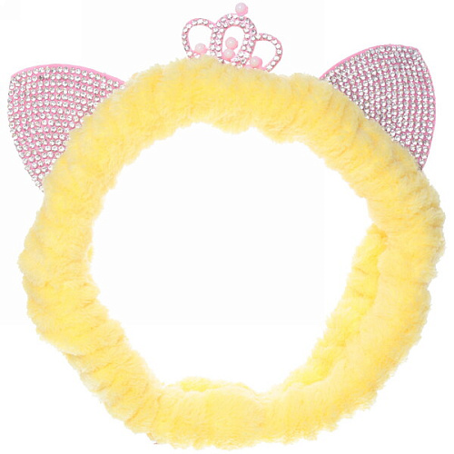 Повязка на голову Beauty Mapafet- Принцесса, 6 цветов (розов, серый, фуксия, желт, голуб, сиренев), 205,5 см_8