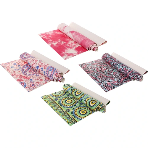 Коврик для йоги 6 мм 173х61 см Свежесть ветра PVC, микс принтов_24