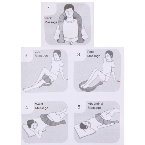 Массажер универсальный Harmony (подушка с роликами), 220В_15