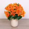 Цветок искусственный "Natur" 28см Гортензия оранжевая