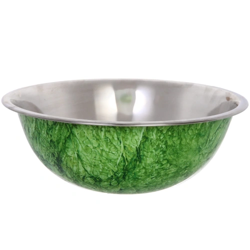 Миска из нержавеющей стали 3,7л 30см цветное покрытие "гранит"