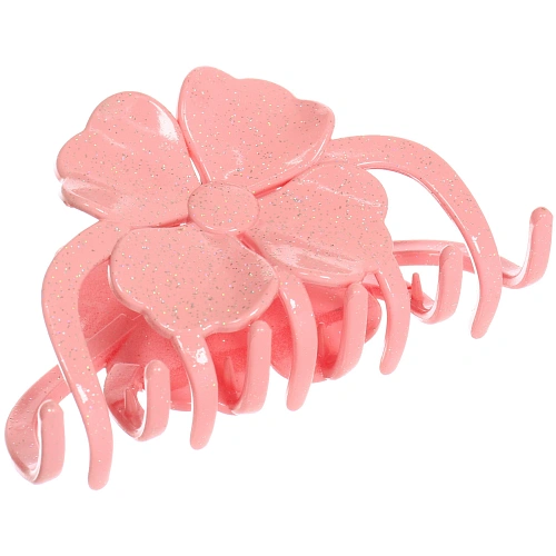 Заколка - краб для волос AKS - MANTANA, микс 6 цветов, цветок, 116см _11