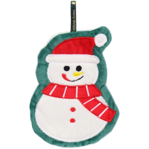 Полотенце кухонное "WONDER - Снеговик" 24,5*17,5 см, микрофибра