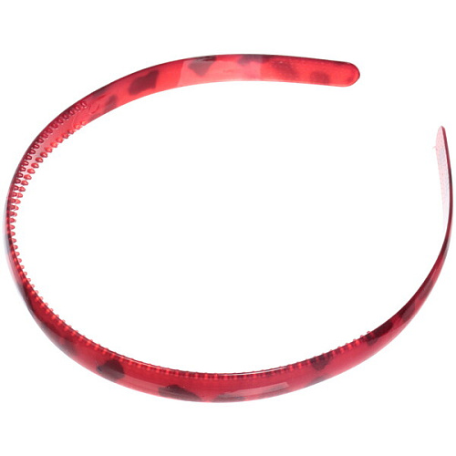 Ободок для волос пластиковый Province - Kira, леопард, микс 6 цветов, 1,2см_7