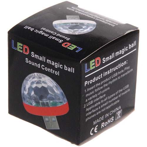 Светильник mini Каледоскоп, LED (красный, зеленый, синий), переходник USB Type-C _15