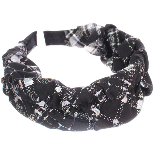 Ободок для волос МАРЦИПАН, данти, ширина 3см, микс 6 цветов _6