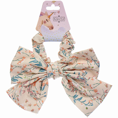 Резинка для волос ПЕРСЕЯ, васельки, микс 6 цветов, d-8,5см (подвес Кокетка Единорог)_4