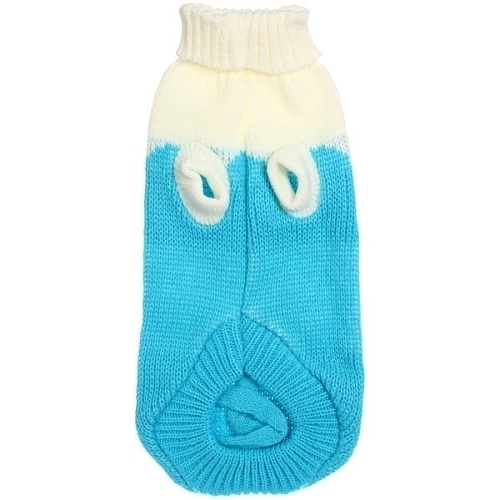 Кофта - свитер для мелких пород собак и кошек BRO Style ♥, цвет голубой, р M_5