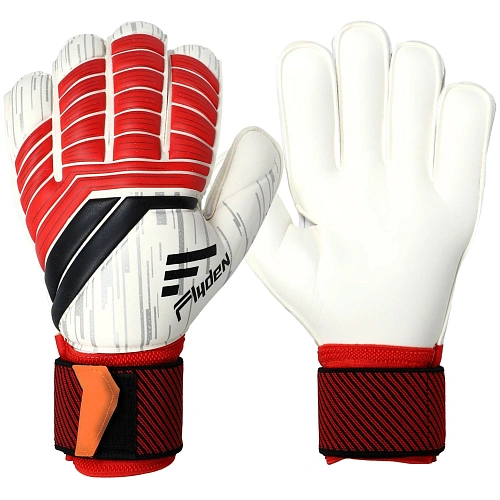 Перчатки вратарские FD-858, размер 9, белый-красный_3
