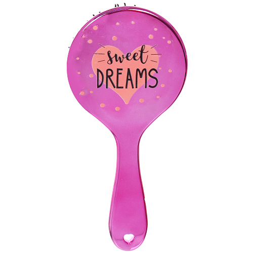 Расческа массажная зеркальная Animals, микс 4 цвета, 1022 см (блистер Ultramarine)_5