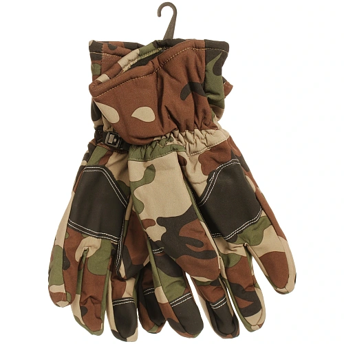 Перчатки туристические утепленные цвет вудланд L_3