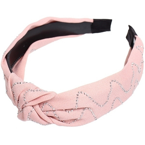 Ободок для волос ЛАФАНТАЛЬ, эйфория, стразы, ширина 28см, микс 6 цветов (стикер на внутр часть)_5