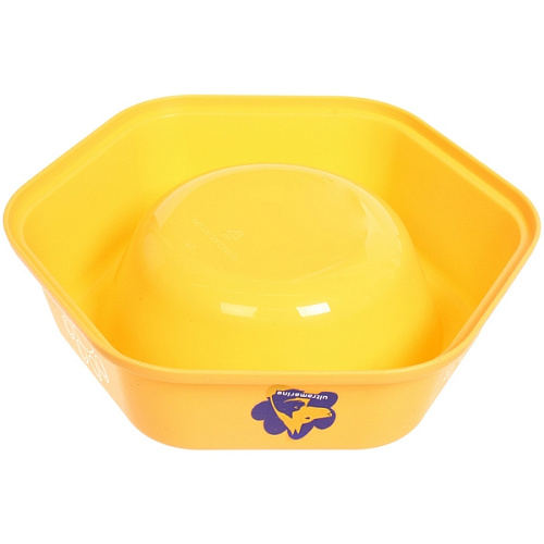 Миска пластиковая МУРОЧКИН, цвет лимонный, 19,56см 450мл_3