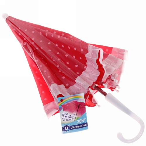Зонт детский полуавтомат Ажурный, цвет микс, d-60, в слож виде 42см_11