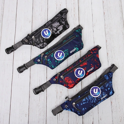 Сумка на пояс для документов и телефона Street sports - Football, микс 4 цвета, 3411,519,5см_3