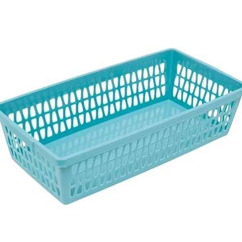 Корзина для хранения "Велетта", цвет бирюзовый, 21*11*5см