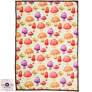 Полотенце кухонное "Flavor - Грибочки" 40*57 см, микрофибра 200 гр/м2
