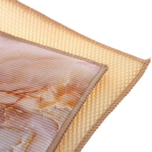 Коврик для сушки посуды 3850см Мрамор оранжевый_5