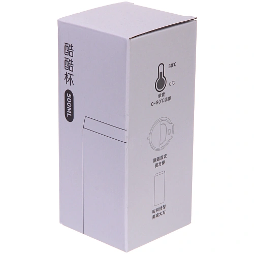 Термокружка 500мл HI, цвет белый_4