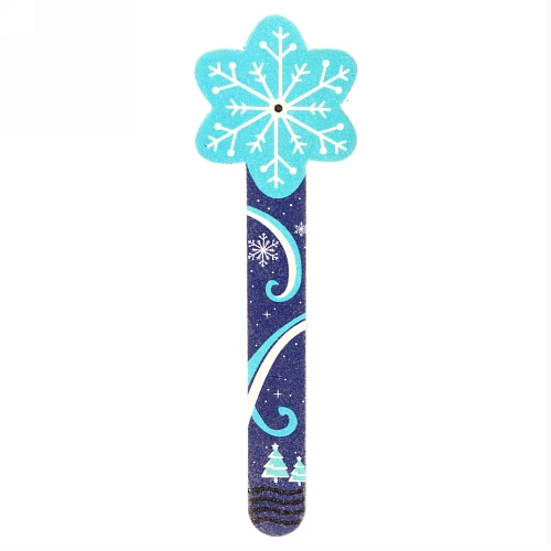 Пилка для ногтей наждачняя в пакете Ультрамарин - Снежинка, 17,84см_4