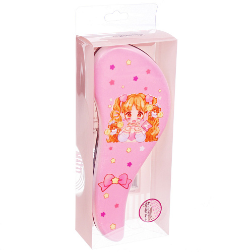 Расческа массажная компактная АНИМЕШКИ, микс 4 дизайна, 187,5см (PVC коробка)_6