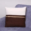 Чехол для декоративной подушки "DEFA", 43*43 см, цвет тёмный шоколад