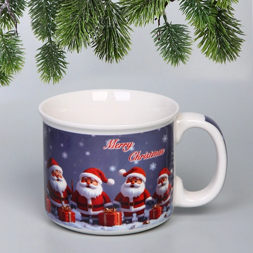 Бульонница керамическая 530мл "Дед Мороз"