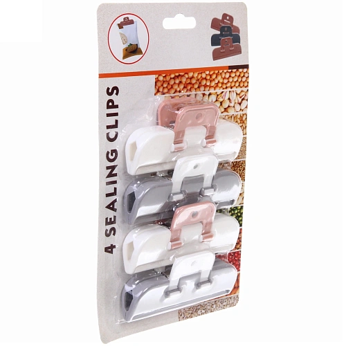 Зажим для пакета 10см Классика 4шт_3